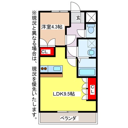 ローズハートの物件間取画像